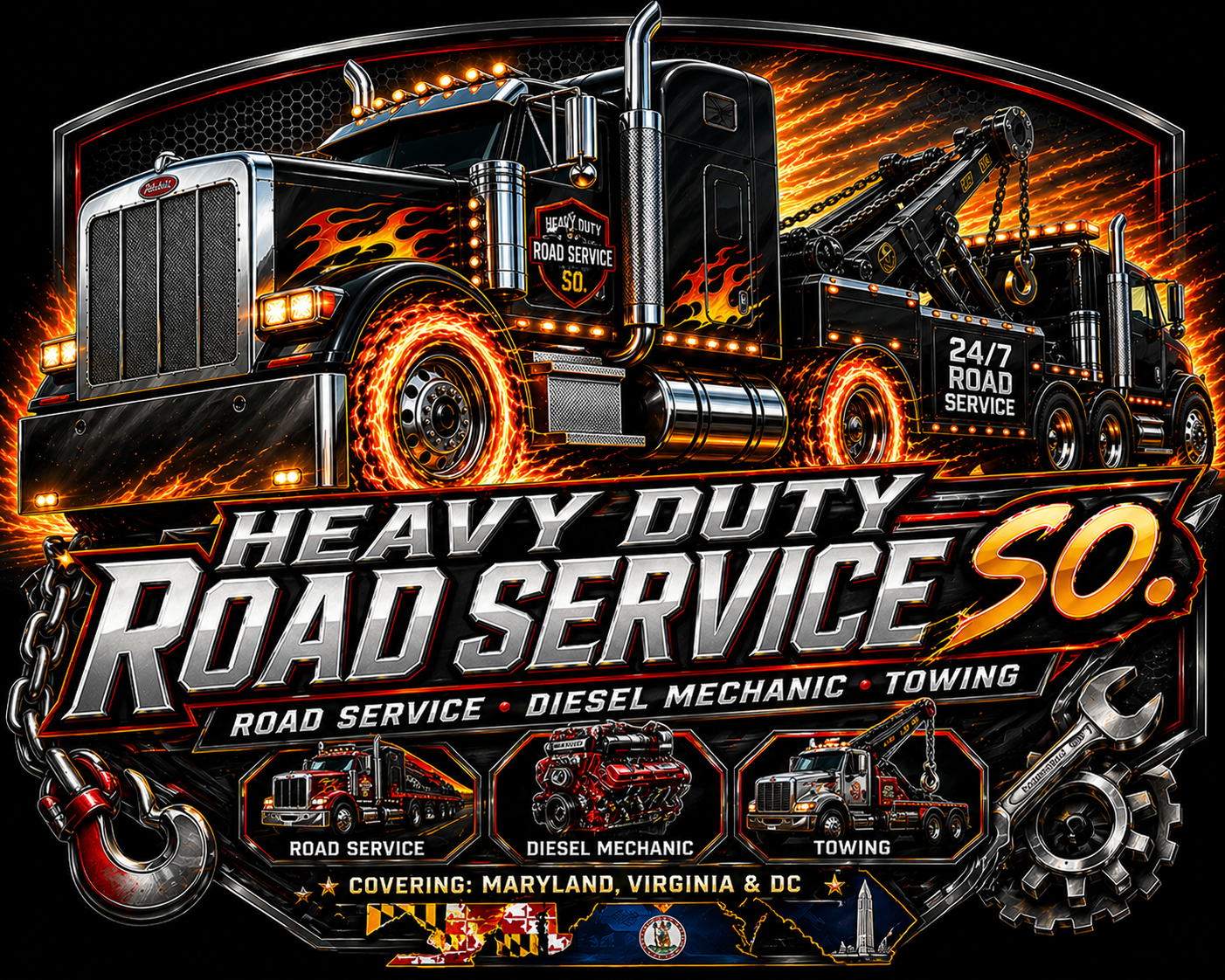 Heavy Duty Road Service So. Logo